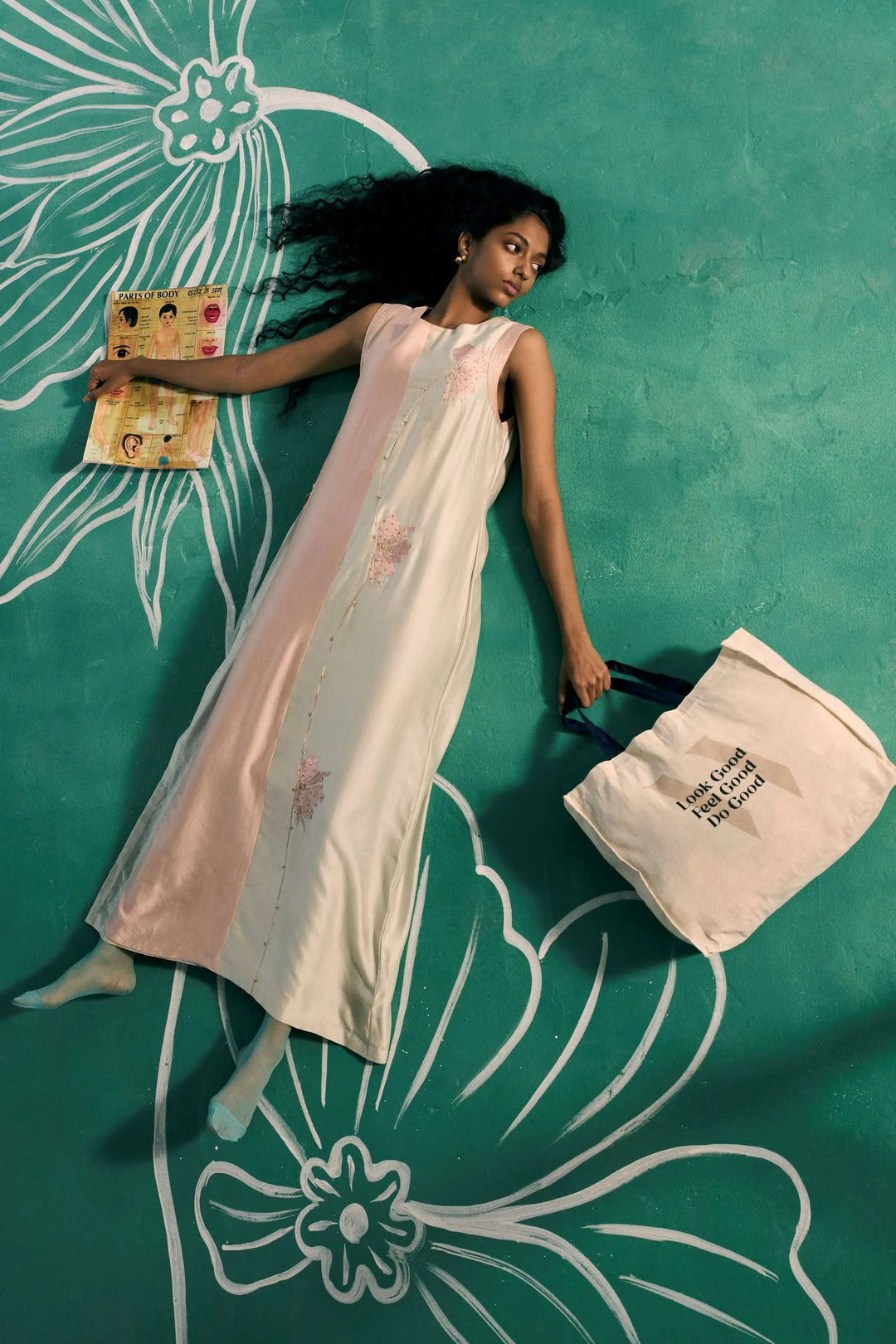 Pastel Colour-Block Amani Dress_3