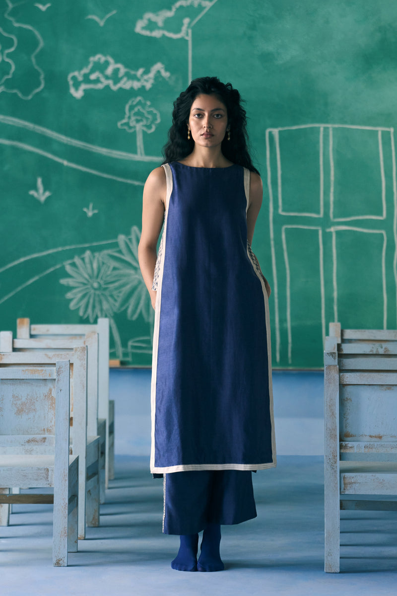 Blue & Ivory Aria Co-ord Set