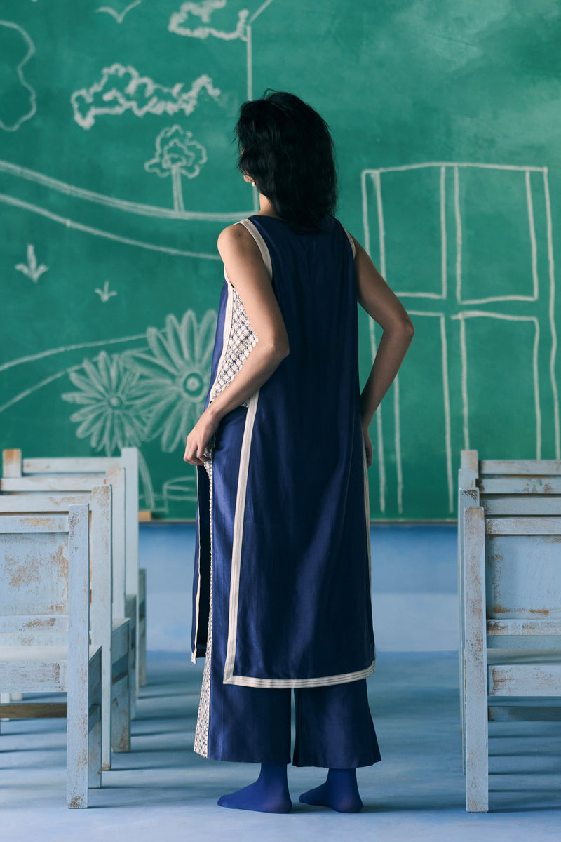 Blue & Ivory Aria Co-ord Set