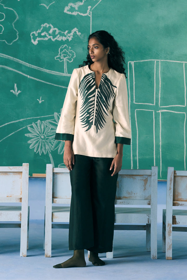 Green & Ivory Dewdrop Co-ord Set