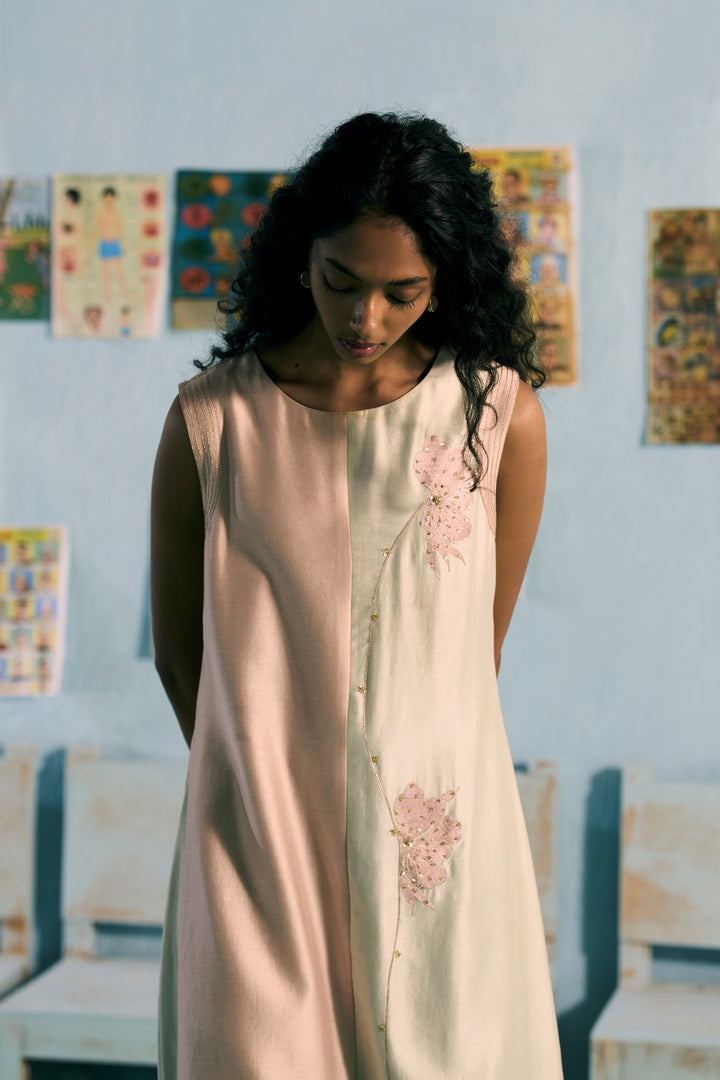 Pastel Colour-Block Amani Dress