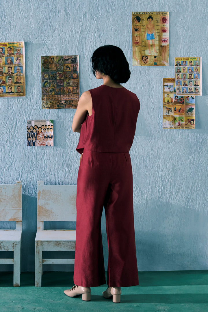 Red & Ivory Vayra Co-rd Set