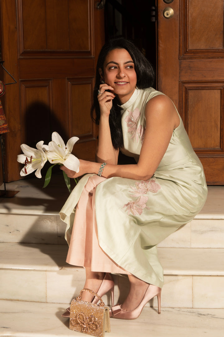 Baby Pink & Soft Green Elysia Co-ord Set