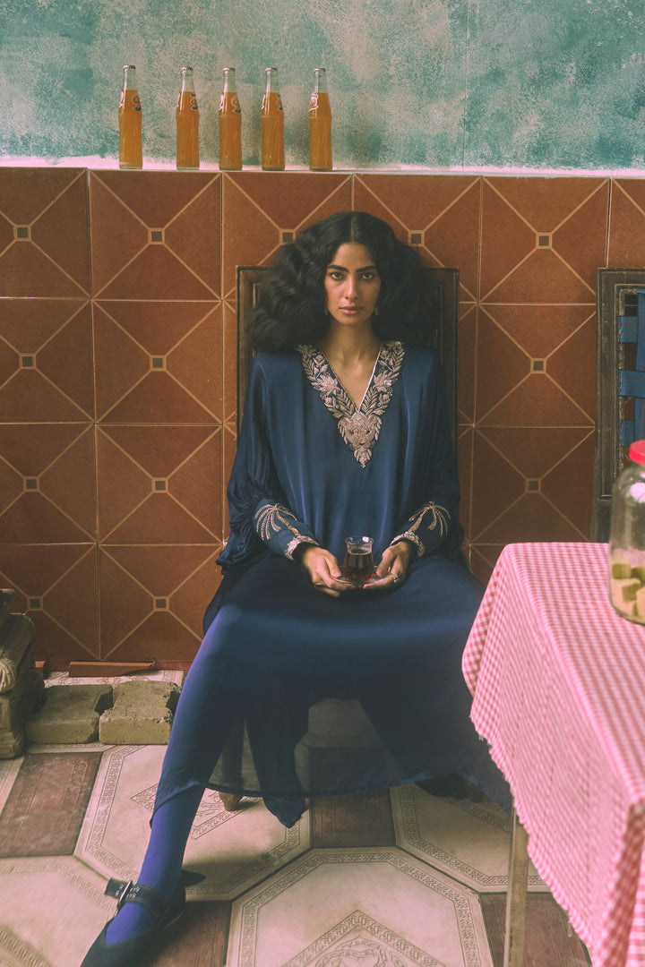 Satin Lionheart Kaftan