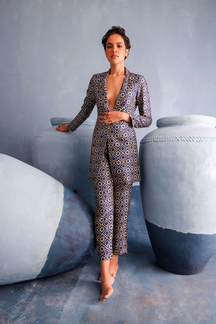 Sapphire Blue Pant Suit