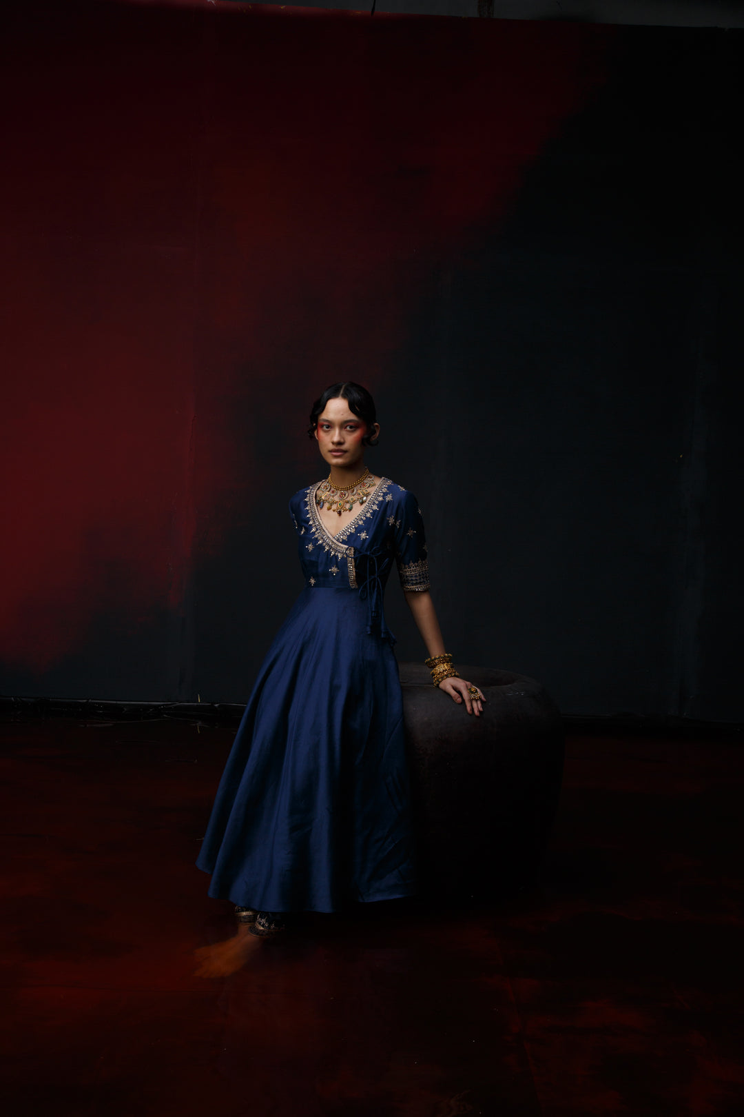 MIDNIGHT NAVY BLUE ANGRAKHA