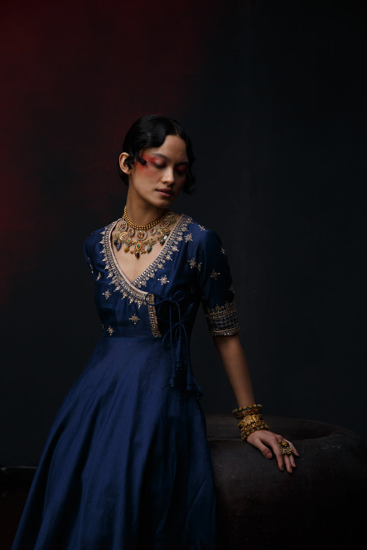 MIDNIGHT NAVY BLUE ANGRAKHA