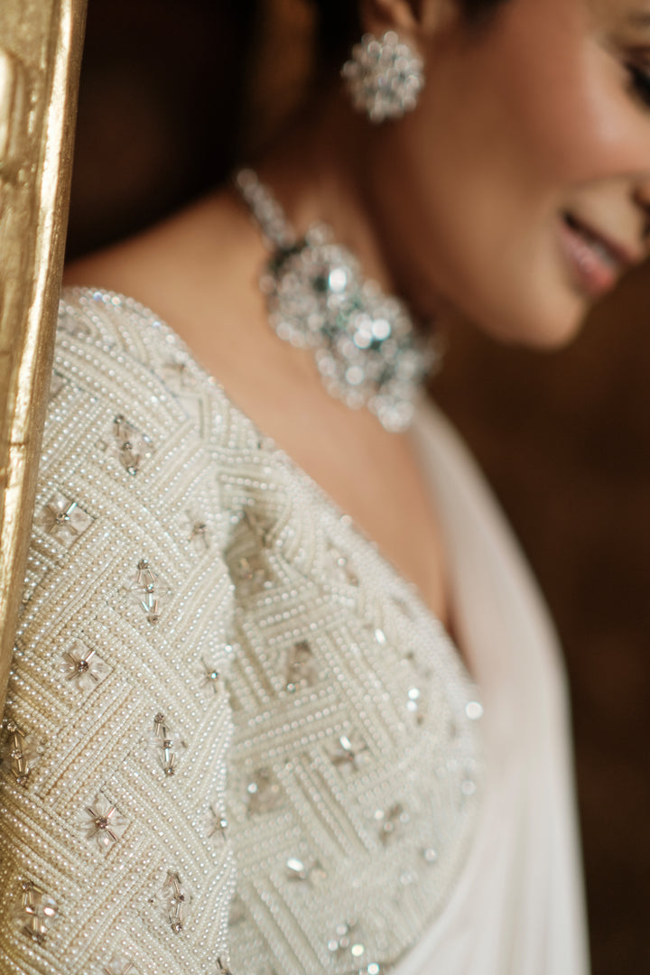 Ivory Pearl Blouse