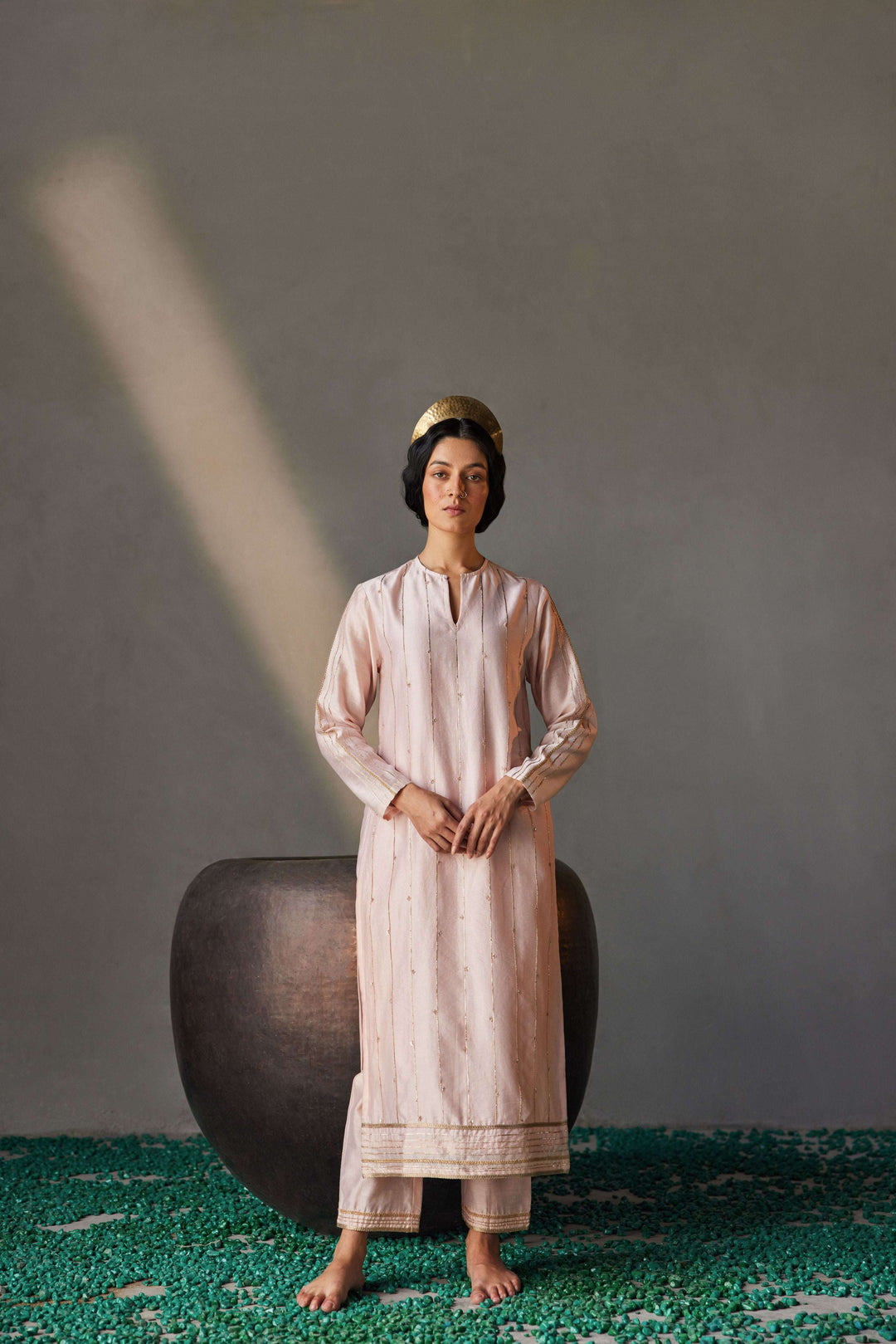 PINK ROSE KURTA SET