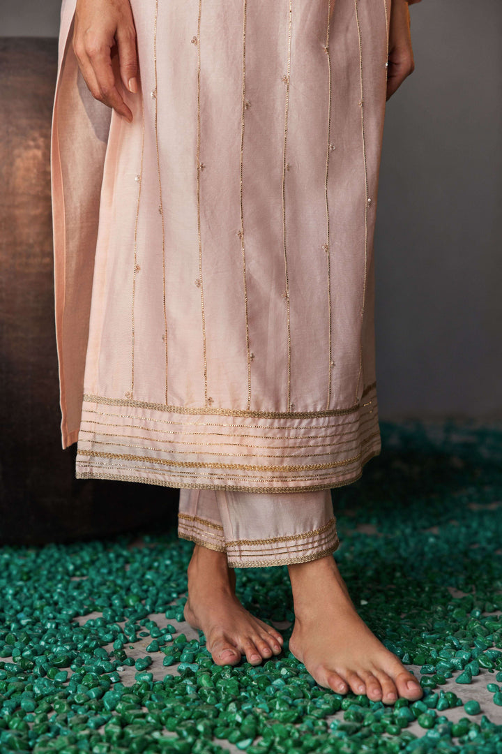 PINK ROSE KURTA SET