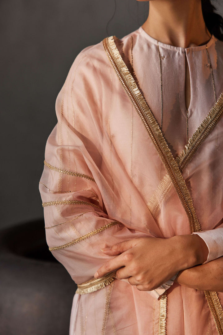 PINK ROSE KURTA SET