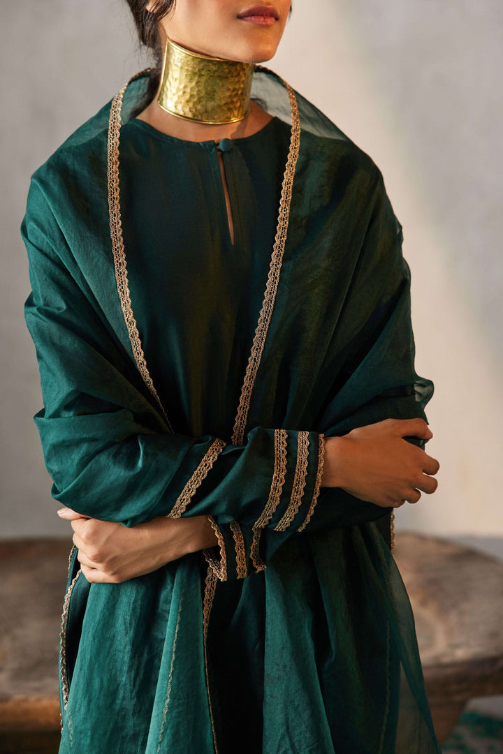 FOREST GREEN GOTTA DUPATTA