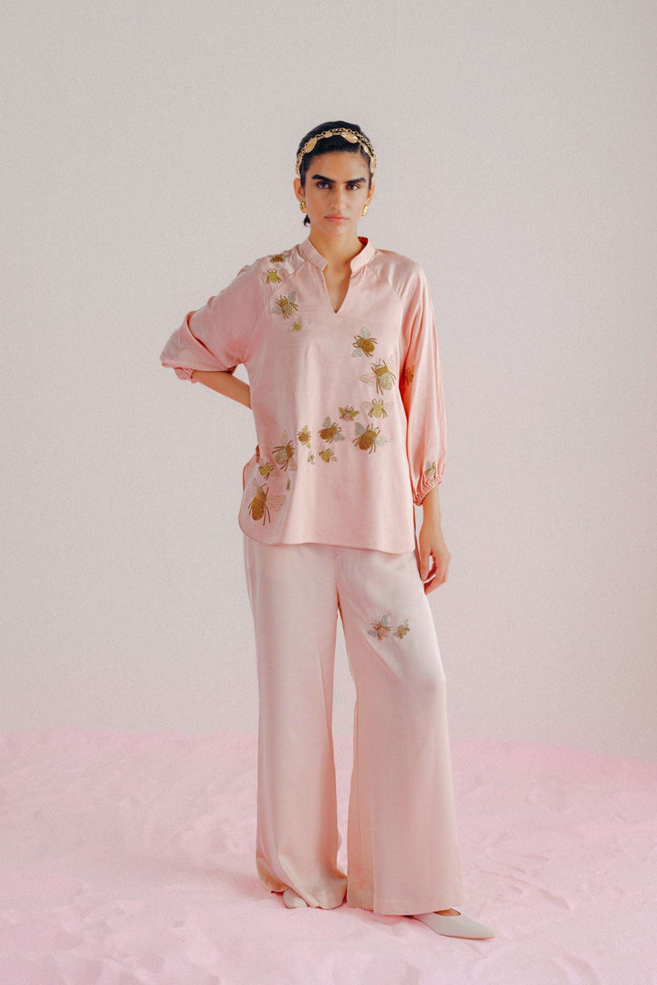 Baby Pink- Bumble Bee Co-ord Set