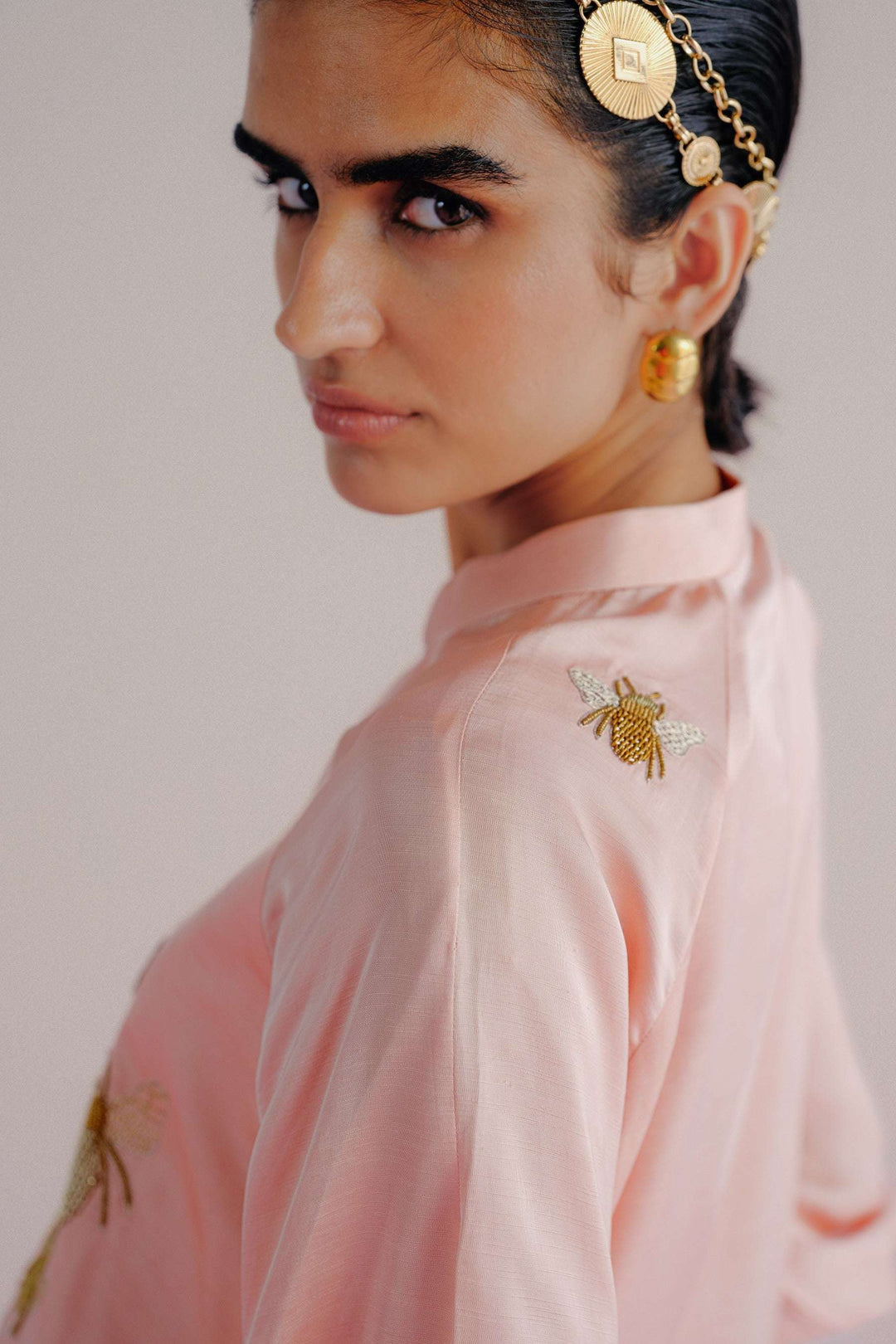 Baby Pink- Bumble Bee Co-ord Set