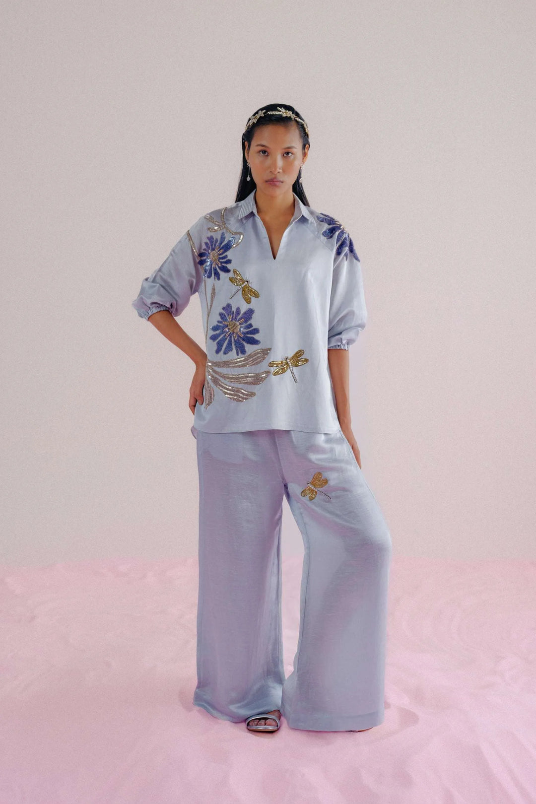 Baby Blue- Dragonfly Co-ord Set_1