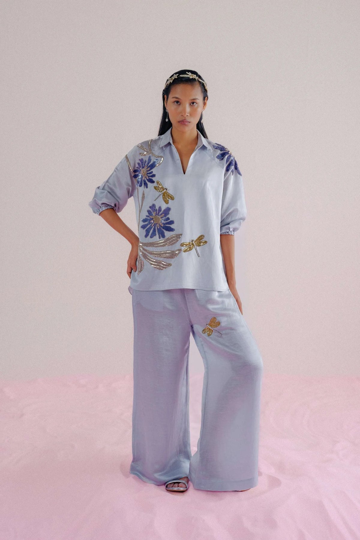 Baby Blue- Dragonfly Co-ord Set_1