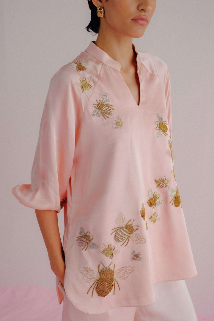 Baby Pink- Bumble Bee Co-ord Set