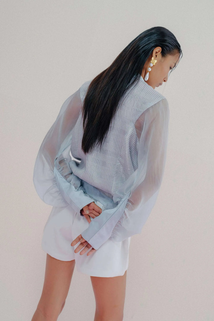 Sky Blue Airform Bomber Jacket_5