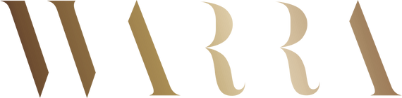 WARRA logo in Gold