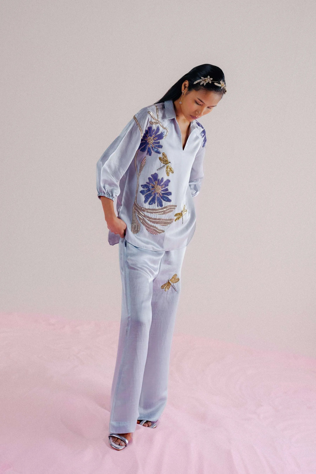 Baby Blue- Dragonfly Co-ord Set_3