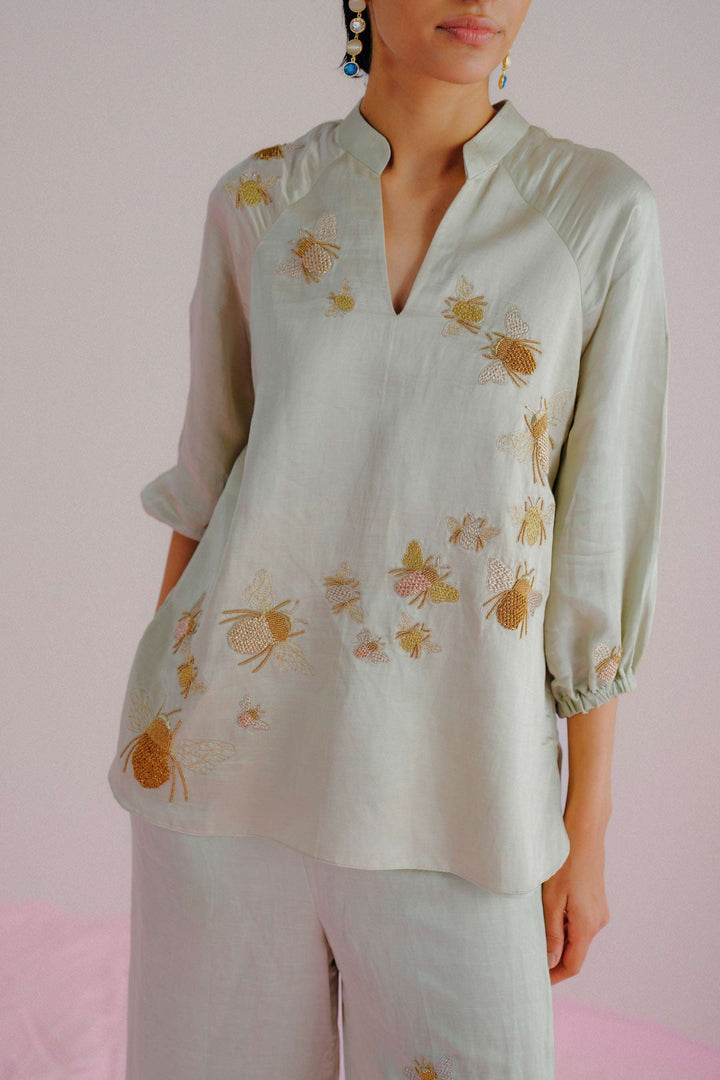 Sage Green- Bumble Bee Co-ord Set
