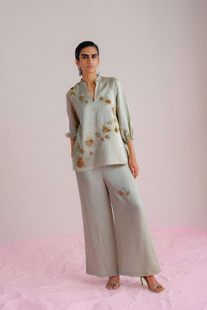 Sage Green- Bumble Bee Co-ord Set