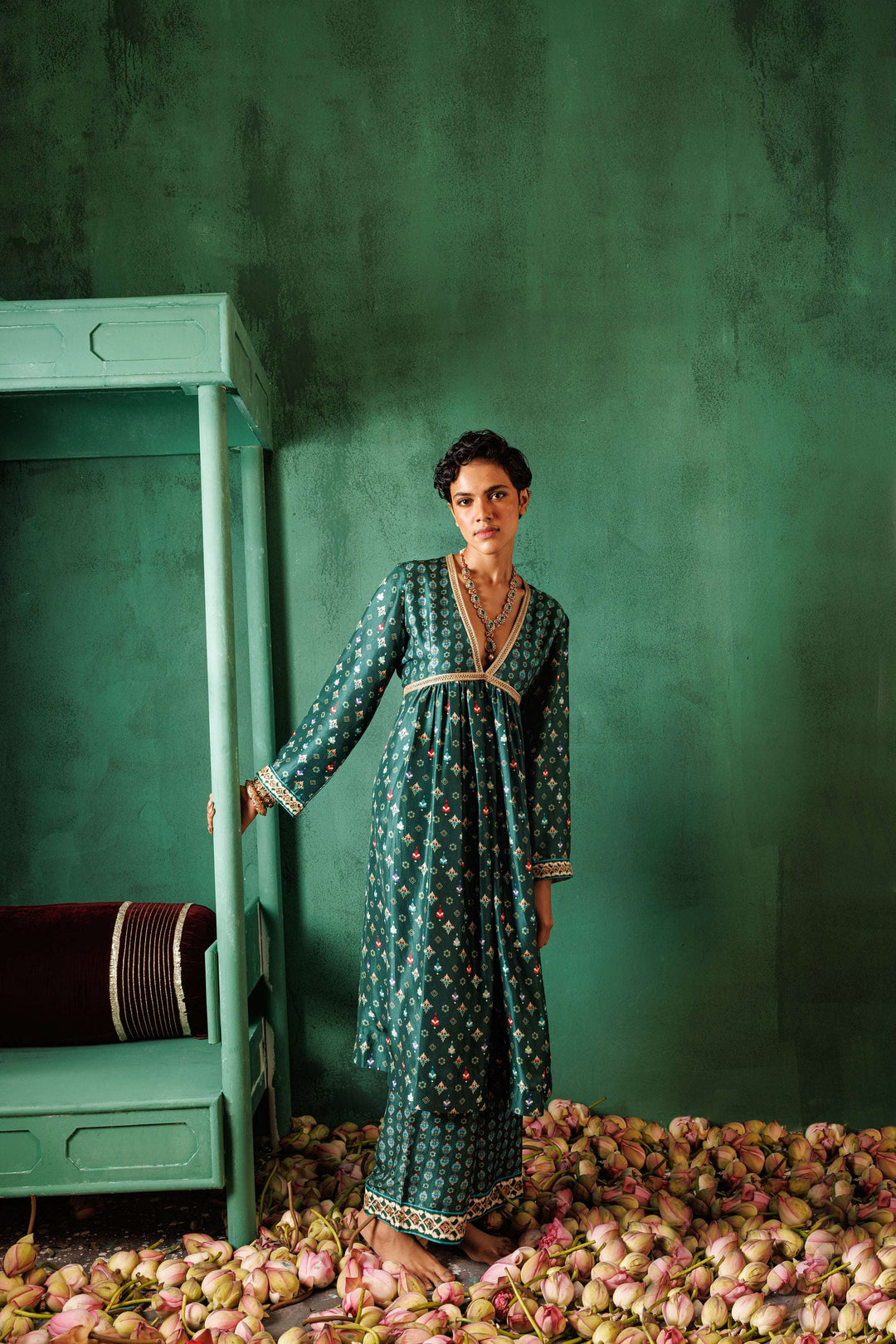 Emerald Green Kurta Set