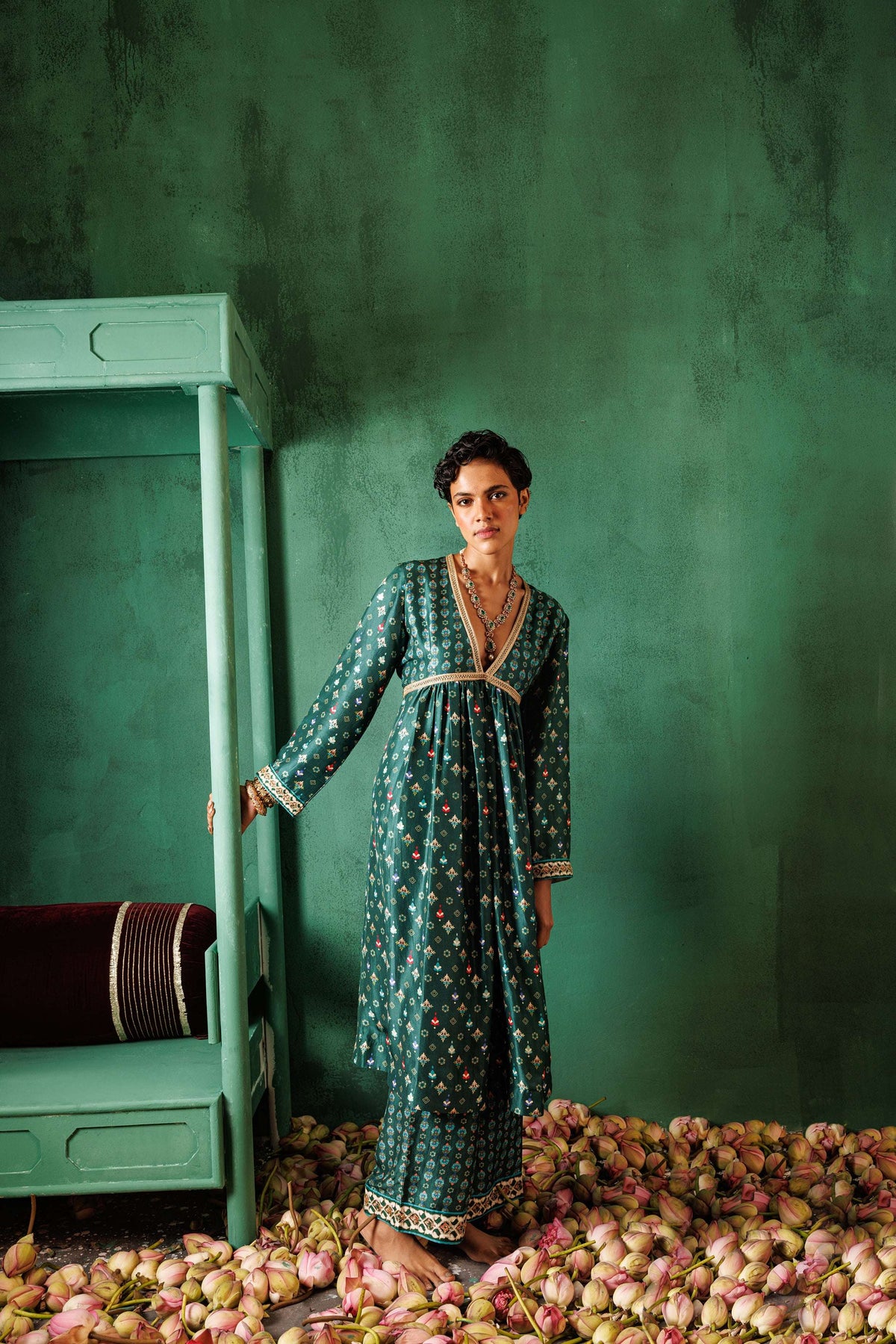Emerald Green Kurta Set