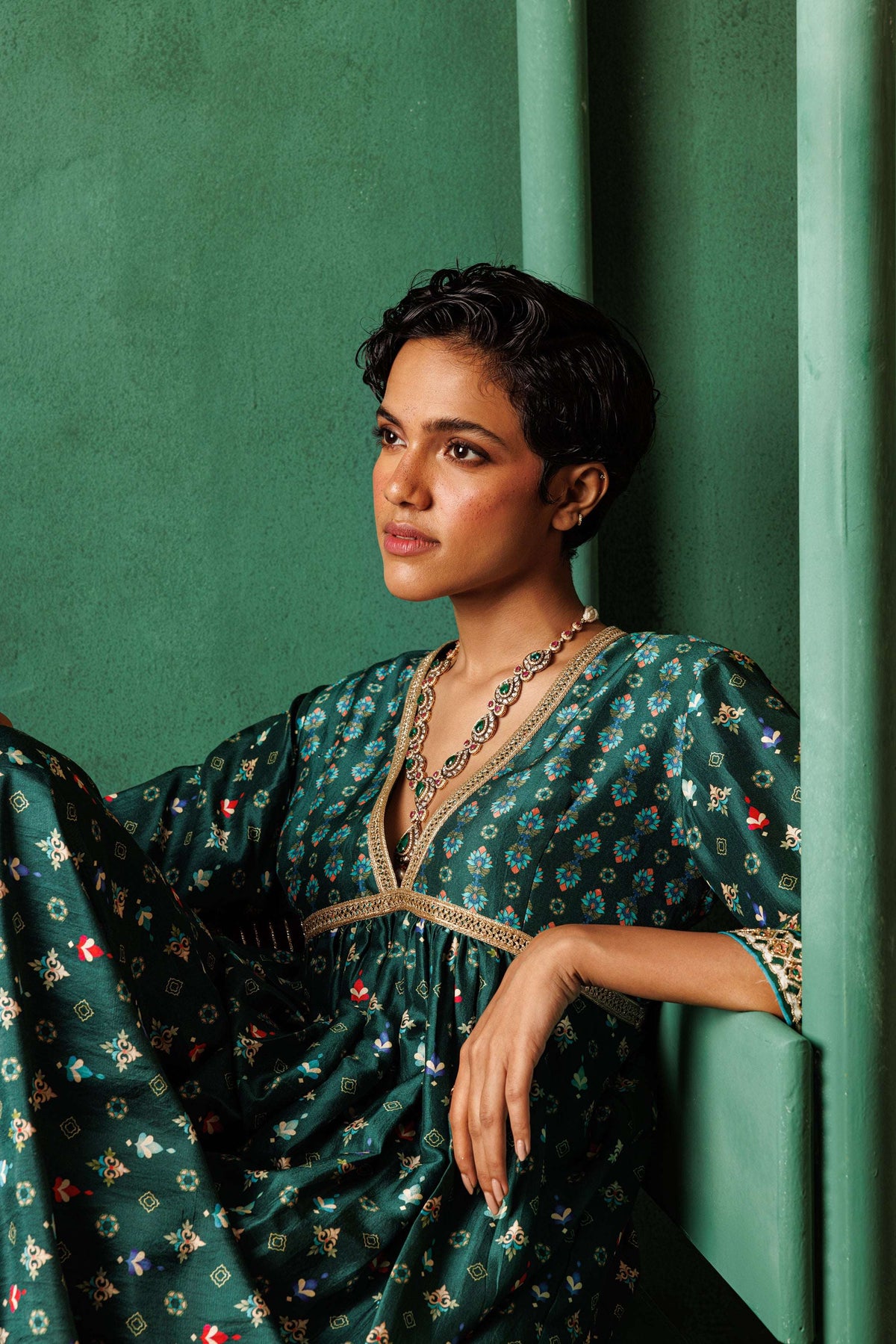 Emerald Green Kurta Set