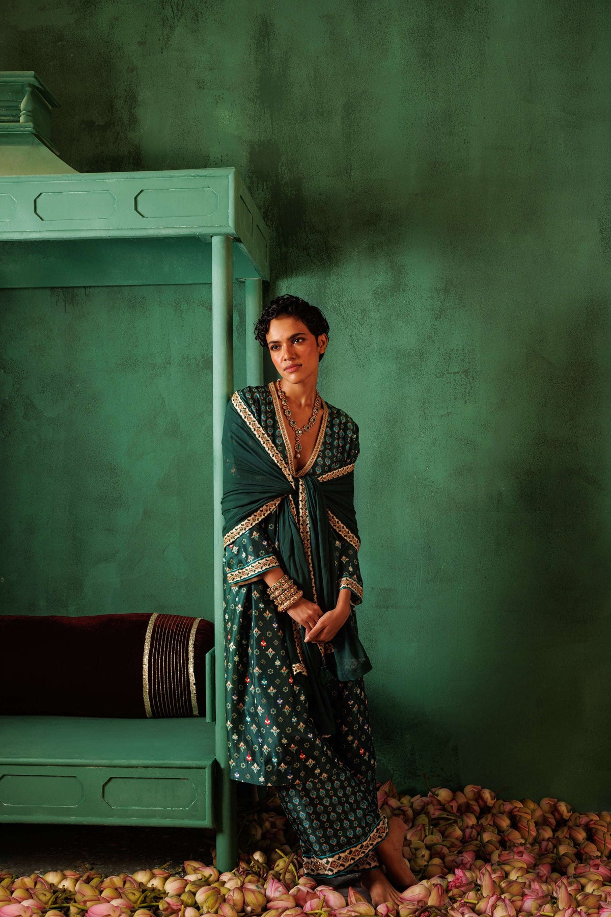 Emerald Green Kurta Set